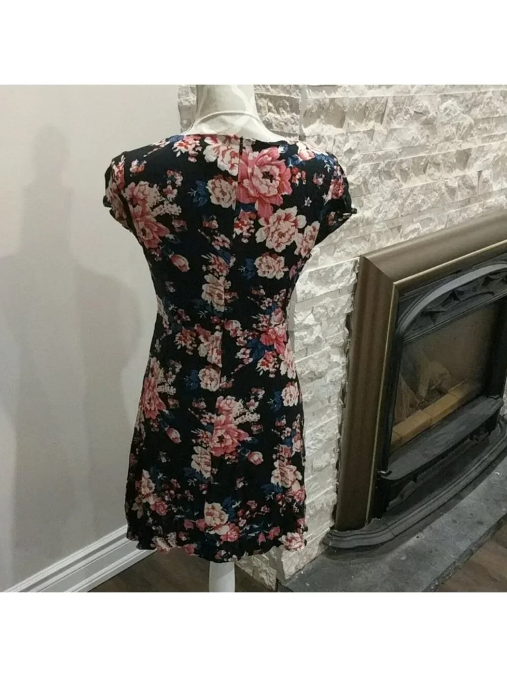 Vero Moda floral short sleeve dress
